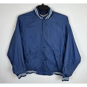 Vintage Sears Windbreaker / Jacket / Size Medium / Navy Blue
